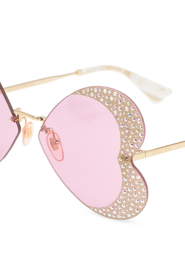 Doublet Pink 817 Blanc LNT Edition Decorated Flame Sunglasses